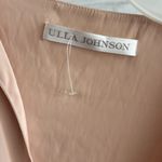 Ulla Johnson  Light Pink & Black Beaded Sleeve Detail Dress Photo 2