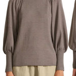 Apiece Apart  Dewi Balloon Sleeve Merino Wool & Silk Blend Sweater Photo 0