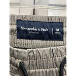 Abercrombie & Fitch Khaki Brown Jogger Pants High Rise Zip Size M Elastic Hem Photo 1