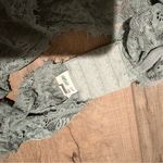 Aerie American Eagle Eyelash lace padded plunge bralette convertible racerback S Photo 4