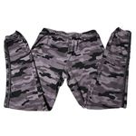 Betsey Johnson Camouflage Jogger Pants With Glittery Black Lines Size Small Y2K Photo 5