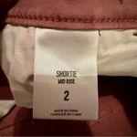 EXPRESS  Mid-Rise Floral Embroidered Shorts Photo 4