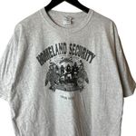 Homeland Security Tombstone Az T Shirt Vintage Y2K Gray 2XL XXL Graphic Tee Logo Size undefined Photo 0
