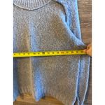 Brochu Walker  sweater fringe 100% Cashmere blue long sleeves luxury excellent Photo 4