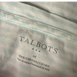 Talbots  Embroidered Sandals Striped Top Striped Nautical‎ Beach Tee Women Size M Photo 6