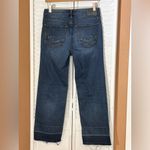 Silver Jeans Silver Blue jeans size W27/L26 Izzy Wide Leg Crop waist 27 raw hem stretch Photo 2