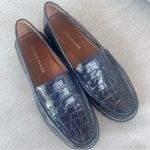 Donald Pliner The Hope Dark Blue Slip on Loafers Size 8 NWOB Photo 1