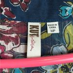 Kut From The Kloth  Floral V-neck Lightweight Sheer Floral Long Sleeve Blouse Photo 3