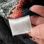 Pink Rose  Womens Knit Cardigan Sweater Open Drape Front Striped Lightweight Med Photo 8