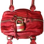 Chloé CHLOE Paddington Lock and Key Small Red Leather Padlock Bag With Dust Bag Photo 1