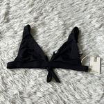 Good American NEW  WOMEN’S SEXY BOOST BIKINI TOP IN BLACK SIZE Small Photo 1