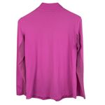 IBKUL Women's Long Sleeve Quarter Zip Mesh Cooling Pullover Top Pink Size Medium Photo 1
