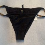 VIX Swimwear, Ella Beaded Side Solid Bikini Bottom, Large, $116 Black Photo 3