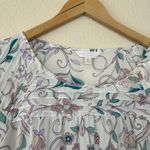 LC Lauren Conrad  Floral Print Blouse Size Medium Photo 3