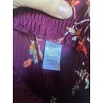 Ann Taylor Ann Taylor Factory Womens Shorts Sz 6 Maroon Floral Burgundy Pleated Dress Photo 5