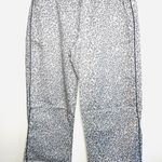 Victoria's Secret Victoria’s Secret 100% Cotton Gray Leopard Wide Leg Pajama Pants Photo 3