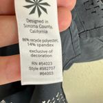 Athleta Black Lightweight Strappy Racerback Eyelet Hem Athletic Tank Top Size L Photo 4