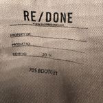 RE/DONE REDONE Originals 70s Bootcut Coated Quartz Women’s  Light Grey Jeans Size 30 Photo 14