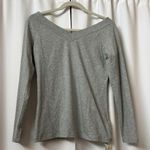 Gray Off the Shoulder V Photo 2