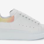 Alexander McQueen White Smooth Calf Leather Sneakers, Size EU 41 New in Box $850 Photo 4