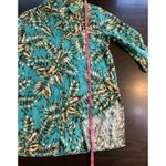 C&C California C & C California‎ Linen Tropical Shirt Roll Tab Sleeves Womens Small Vacation Photo 10
