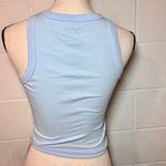 Hello Kitty  Light Blue Cropped Rib Knit Tank Top XS Photo 1