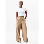 Athleta New  Women's M Promenade High Rise Cargo Pant Brownstone Beige Medium Photo 2