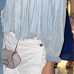 Fringe Button Down Blue Photo 0