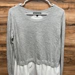 Central Park West  small grey long sleeve top Photo 0
