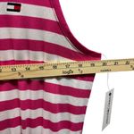 Tommy Hilfiger Sport Womens Striped Colorblock T-Shirt Dress Size L Pink Photo 6