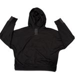 Athleta Black Cropped Recover Hoodie size Small Photo 6