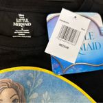 Disney  NWT The Little Mermaid T-Shirt Black Graphic‎ Tee Ariel Medium Photo 3