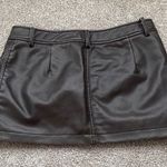ZARA  Black Cargo Mini Skirt Night Out Photo 2