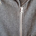 Woolrich  Zip Up Vest Black Pinstripe Photo 3