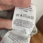 J.Crew Sweatshirt Women L Gray Blue Embellished Flower Appliqué Preppy Casual Size L Photo 6