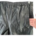 Vintage 90s Charles Klein Leather Pants Womens S Black High Rise Rock Retro Moto Photo 3