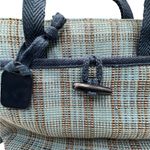 Liz Claiborne  women’s woven tote/shoulder bag - blue Photo 1