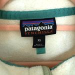 Patagonia  Synchilla Lightweight Snap Pullover Sweater Cream Womens Size‎ XS Photo 3