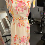 Main Strip Floral High-Low Dress Photo 0