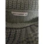 Princess Polly Chunky Sage green turtleneck sweater Photo 1