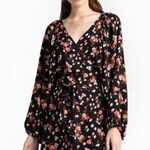 ALC Frank A. L. C Carlo floral wrap mini dress WORN ON TV NEW Photo 4