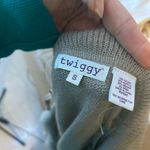 Nwt Twiggy Tan Ruffle Belted Cardigan Photo 2