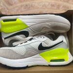 Nike  Air Max White and Neon Sneakers Photo 1