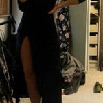 Reformation  Belmont Knit Dress in Black Size Small Photo 0