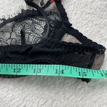 NEW‎ Lover's Lane Lace Garterbelt Set Black Red Lingerie Size L Stockings NWT Size L Photo 7