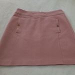 Loft Soft Bubblegum Pink Textured A-line Mini Skirt Photo 2