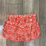 Faherty Red Print Elastic Waist Casual Shorts Womens Size S Photo 2