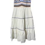 Cider  V-Neck Patchy‎ Crochet Ruffle Mini Dress Size Small Photo 2