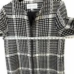 Cupcakes And Cashmere Fernando Jacket Small Black White Houndstooth Preppy Photo 5