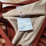 Shade & Shore Women's Rust Cinch Front Keyhole Bikini Top - Size 32B - NWT Photo 1